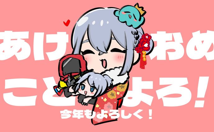 【イラスト】2024年正月イラスト