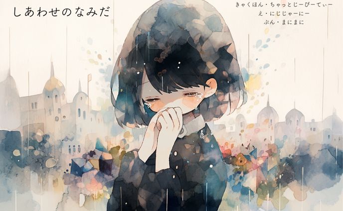 AI絵本「しあわせのなみだ」
