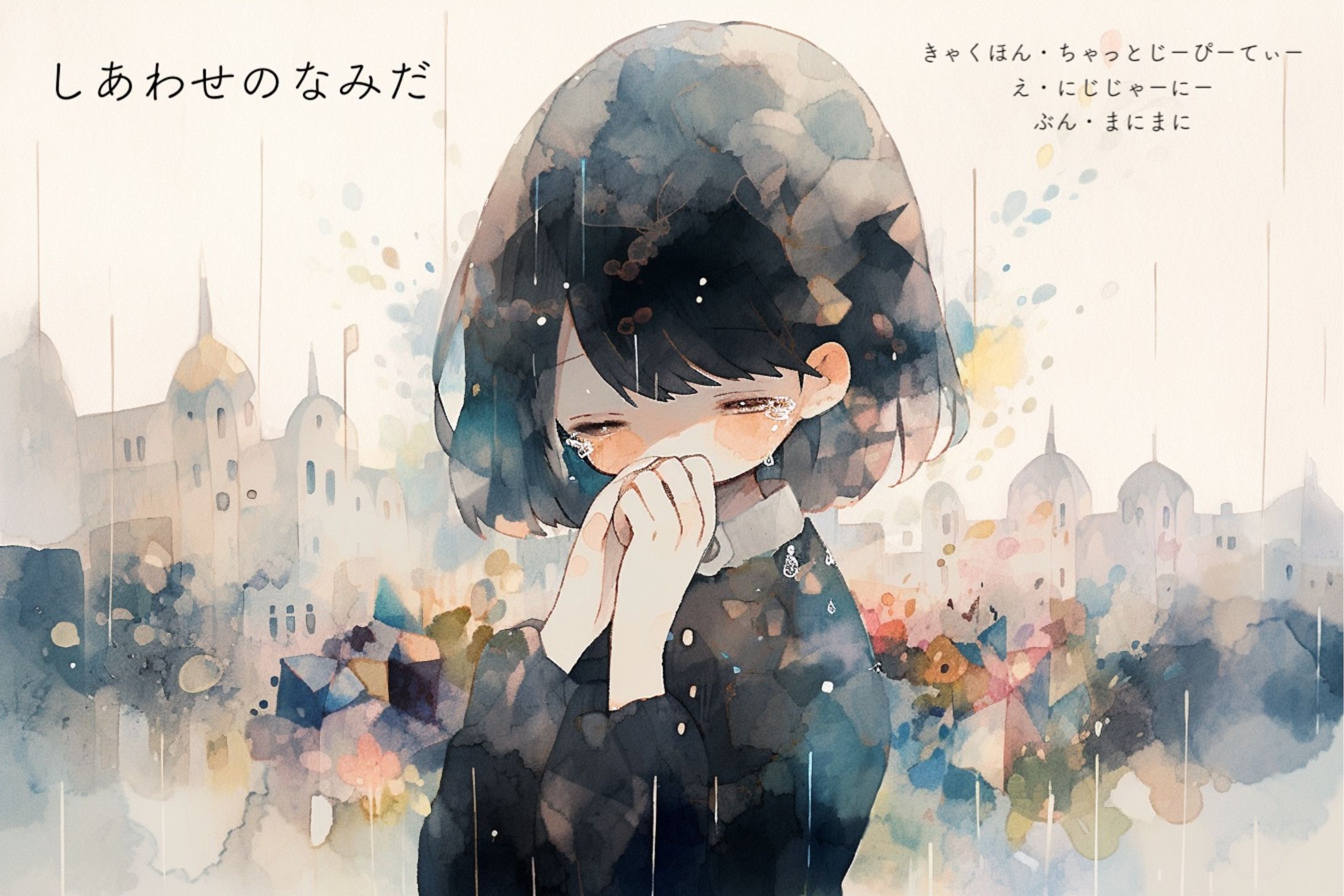 AI絵本「しあわせのなみだ」-1