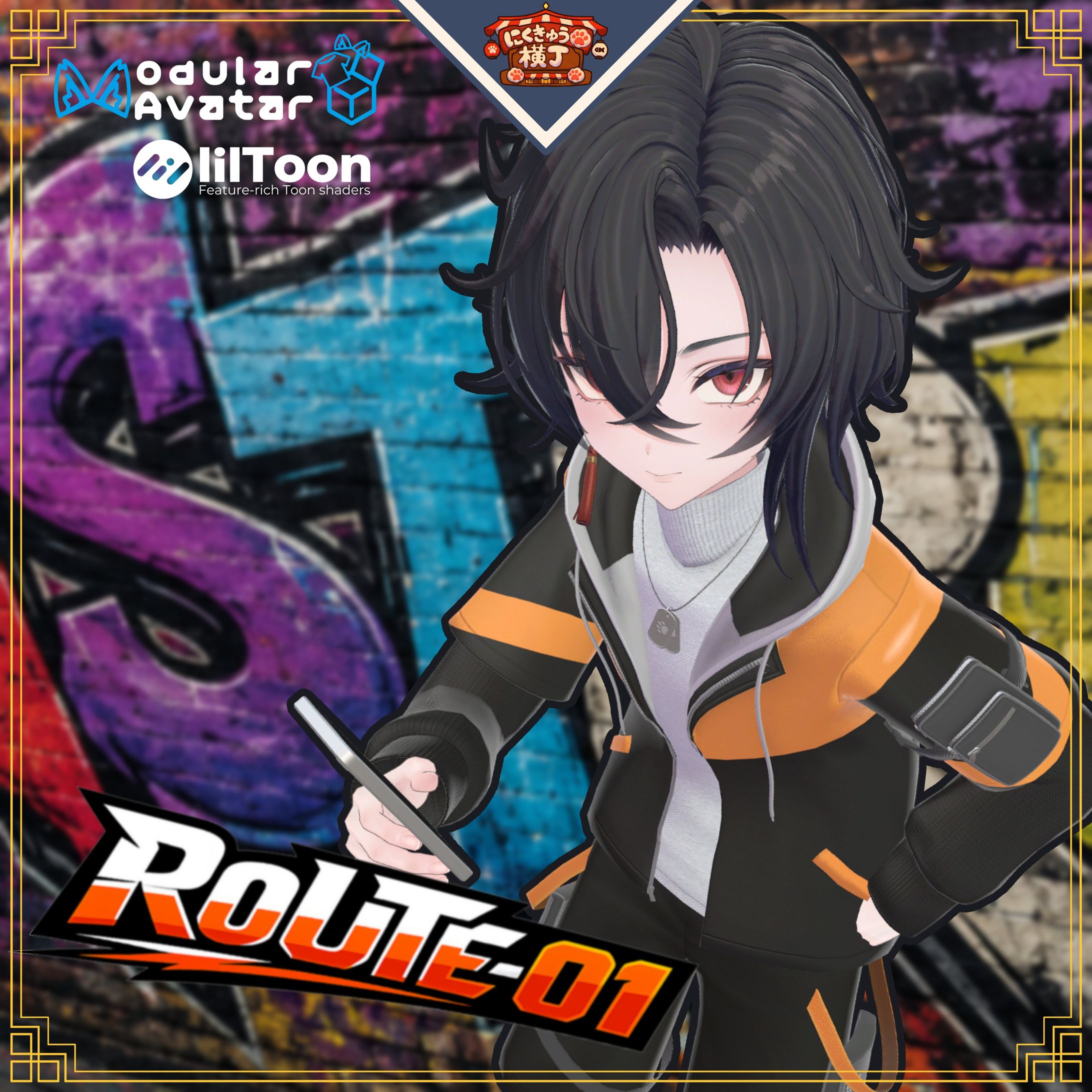 VRC向けアバター衣装　RoUTE-01-1