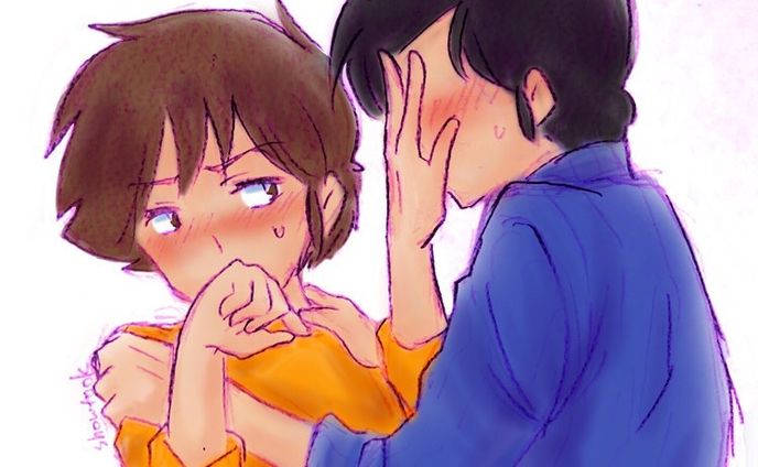 ‪#リプが来た台詞を使って今思いついた描く予定なんてひとつもない漫画の一コマを描く‬ ‪あたる｢いい加減やめんか｣‬