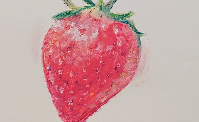 模写　いちご