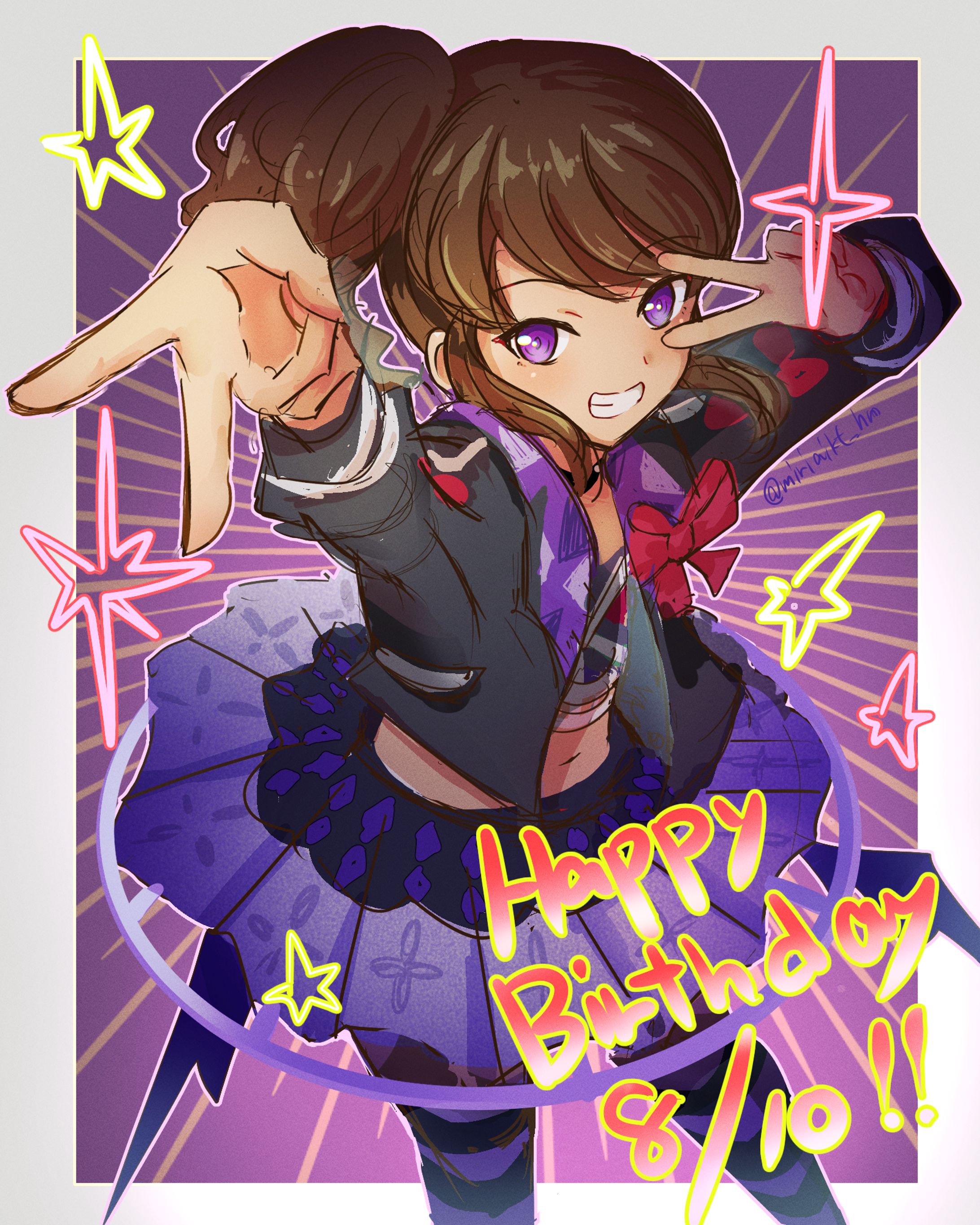 マイキャラ誕生日イラスト-1