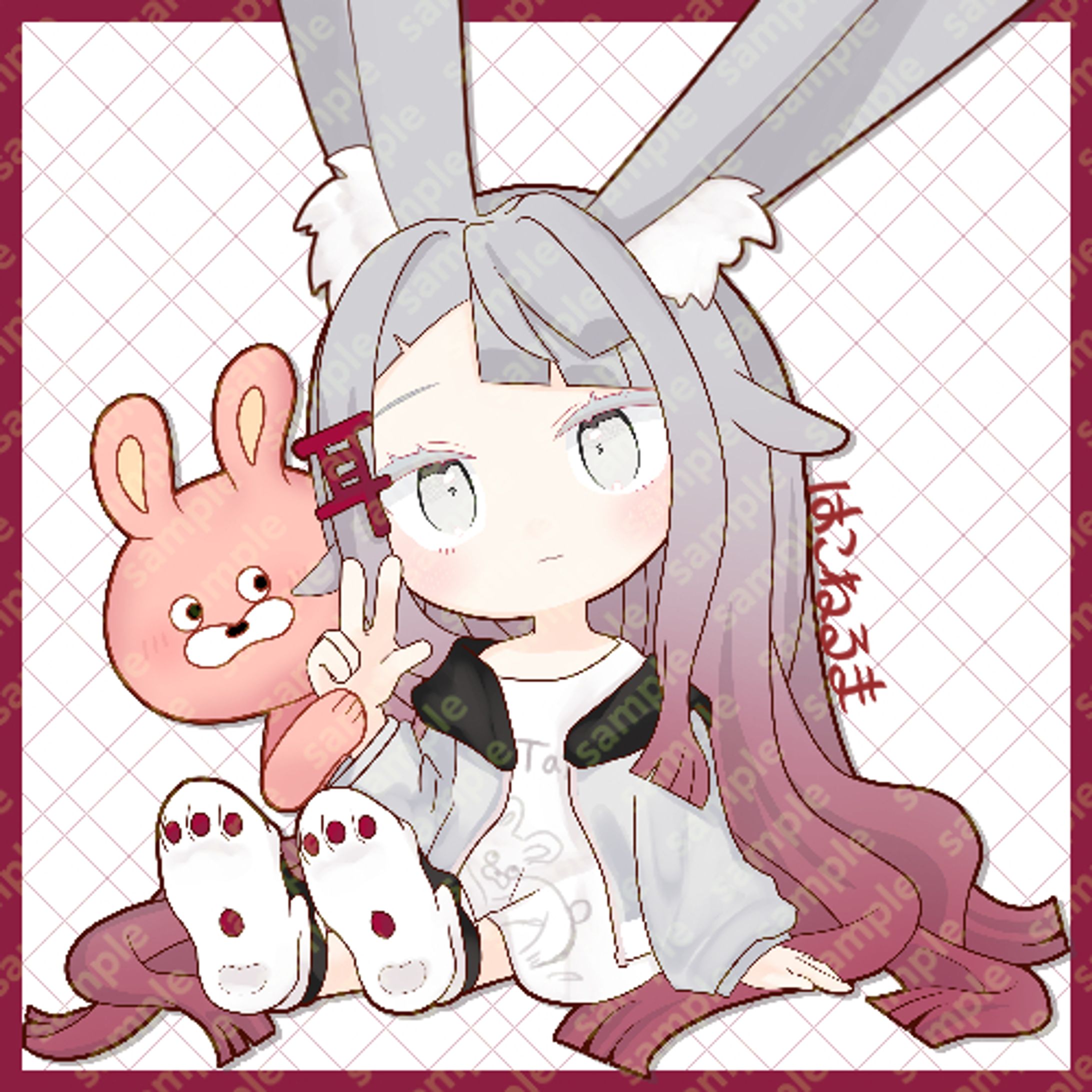 👂️みみのこ【VRC向け3Dモデル】【ファンアート】【ご依頼】-1