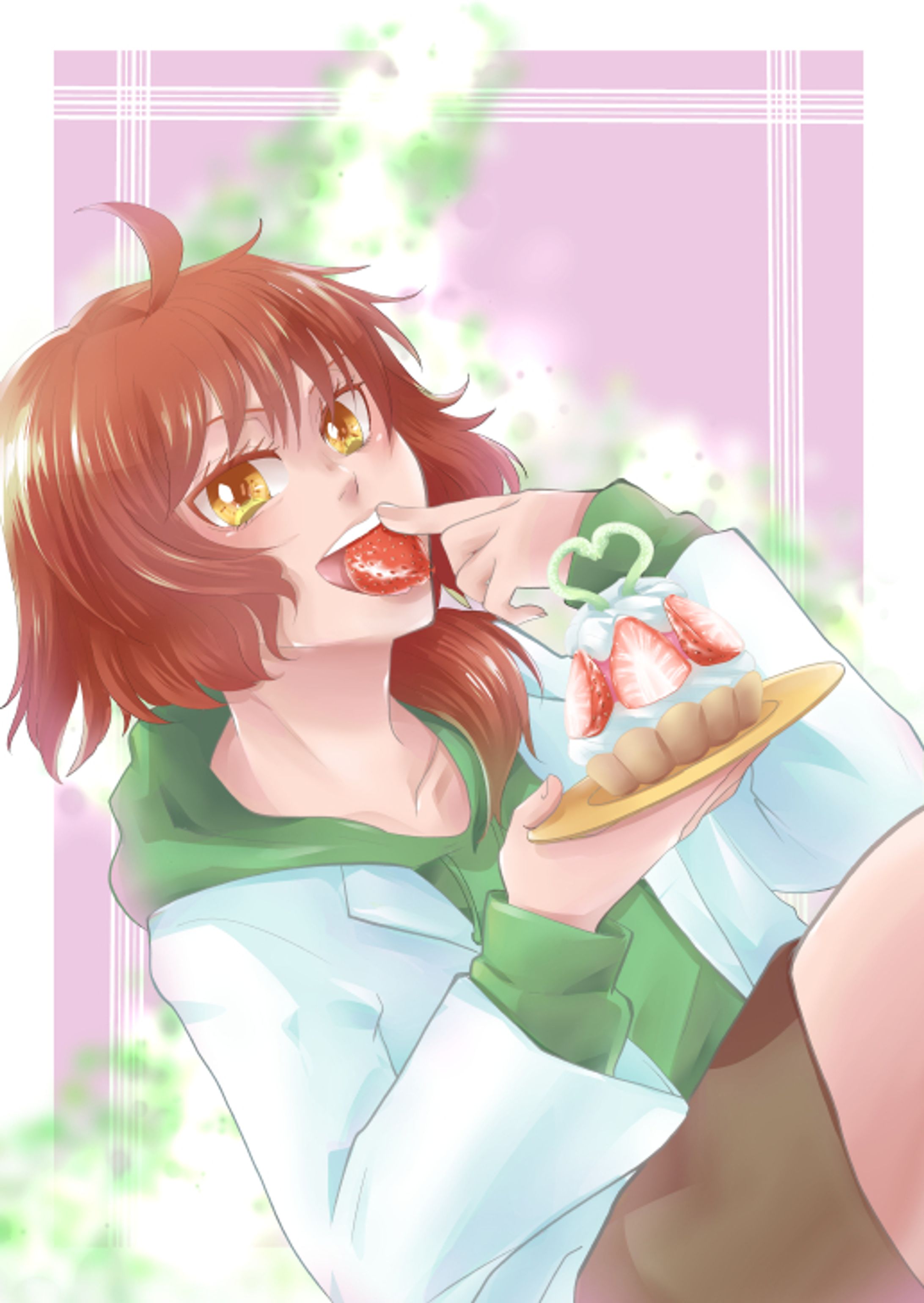 ケーキと女の子-1