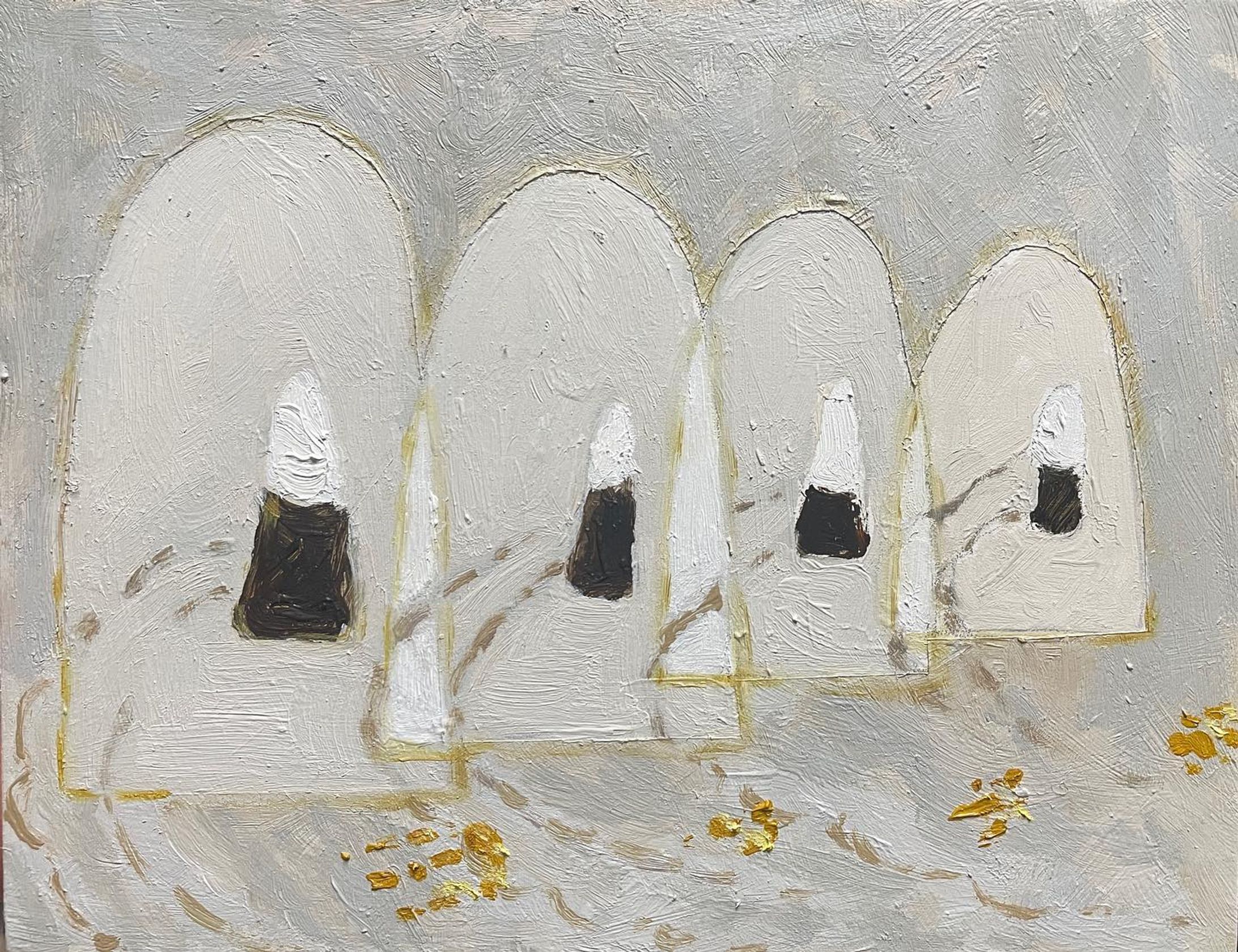 『still life〈still〉』

2023年　F0号（140×180mm）

#油彩画 #油絵 #art #oilpainting-1