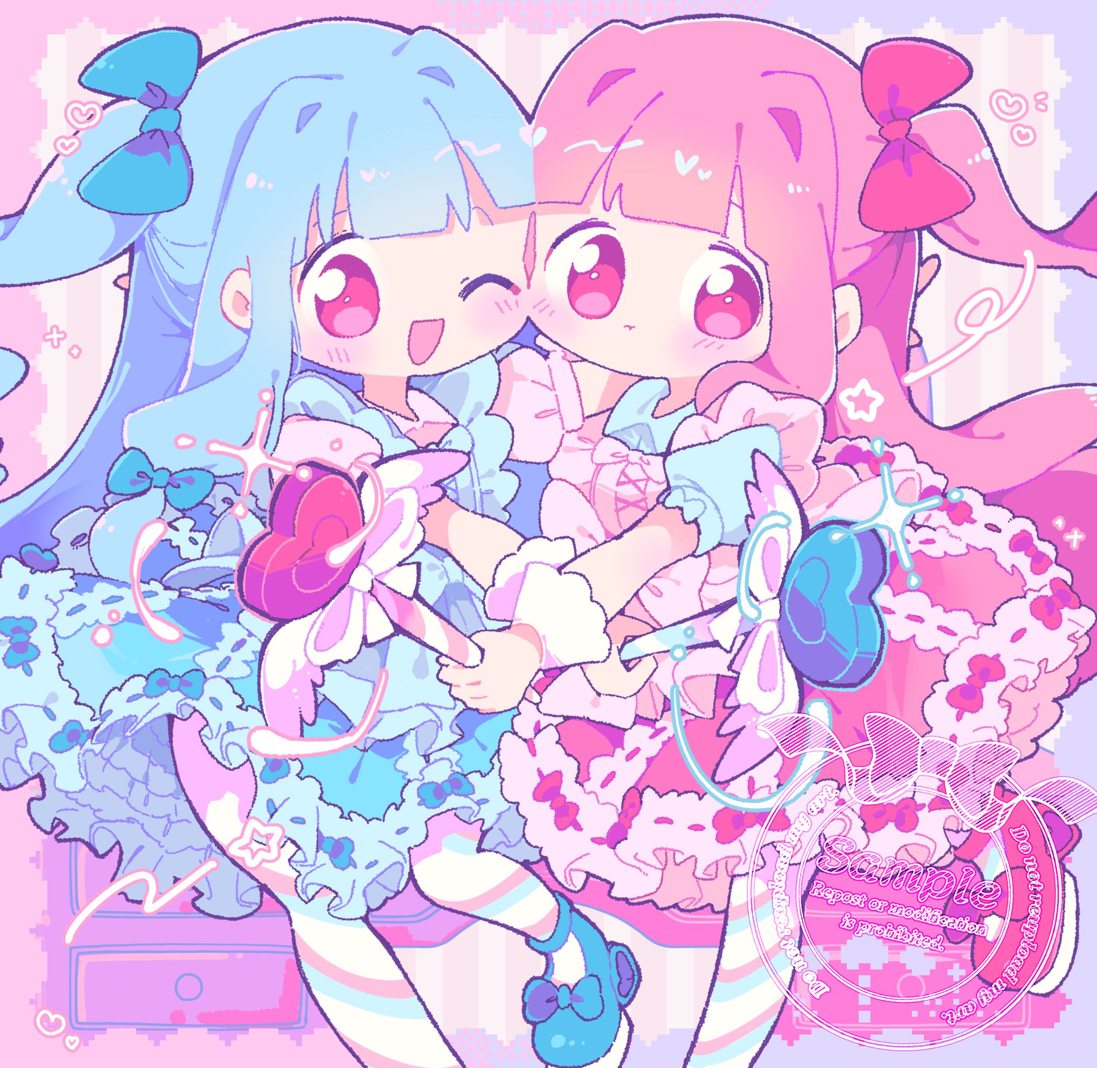 いるかアイス様 CDアルバム『Twinkle Telepathy』 - ジャケット用キャラクターイラスト-1