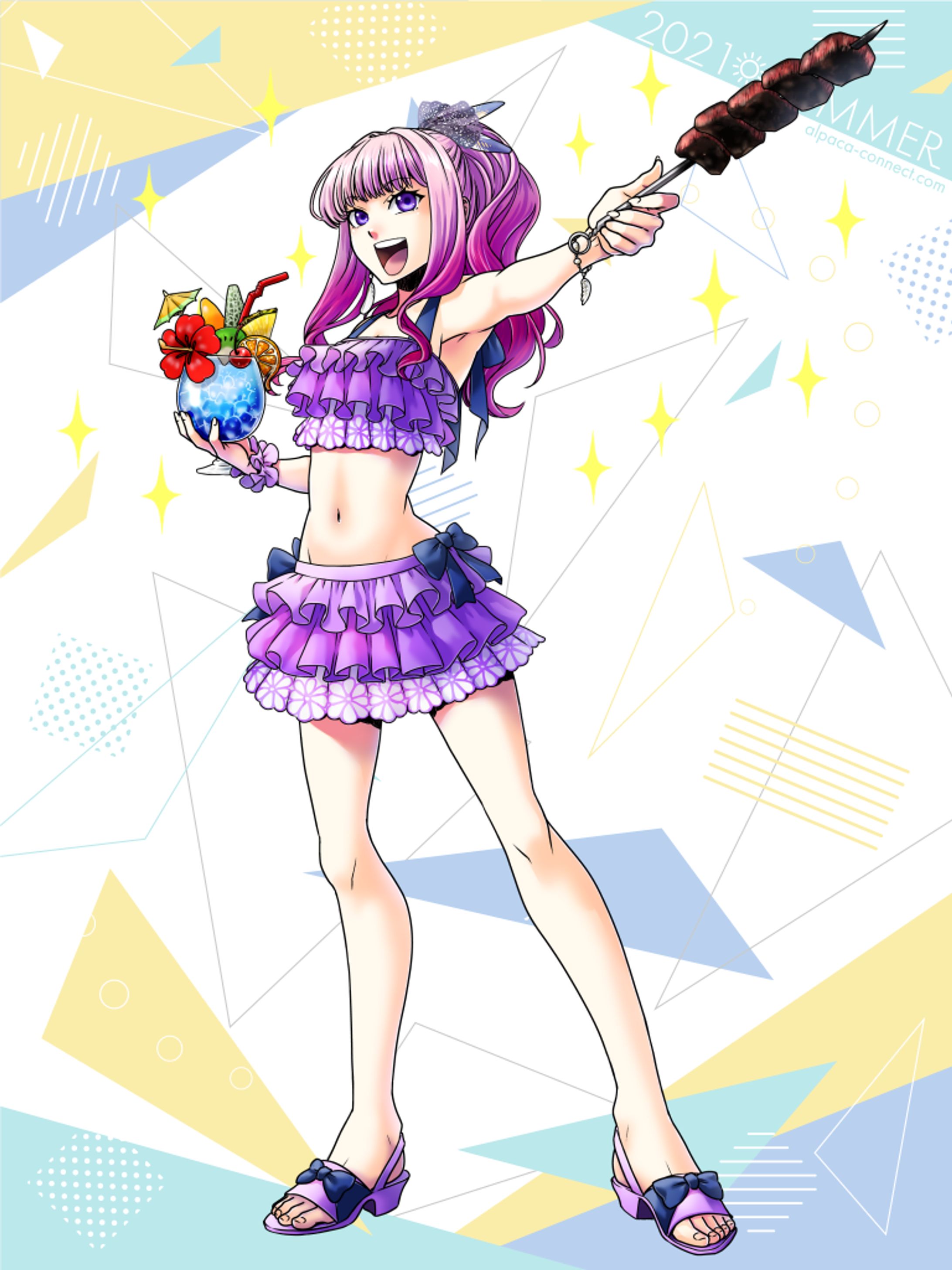 PBW水着イラスト（女性）-1