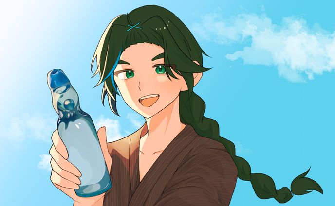 佐藤りん様　歌ってみた用イラスト