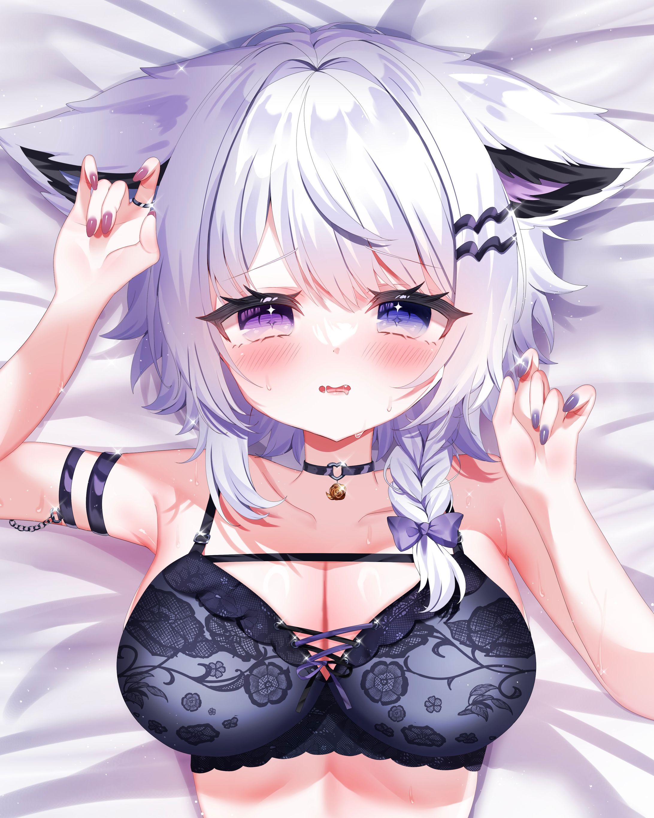 【 works 】羽瑠流ウル様 ┊ おっぱいマウスパッドイラスト-1