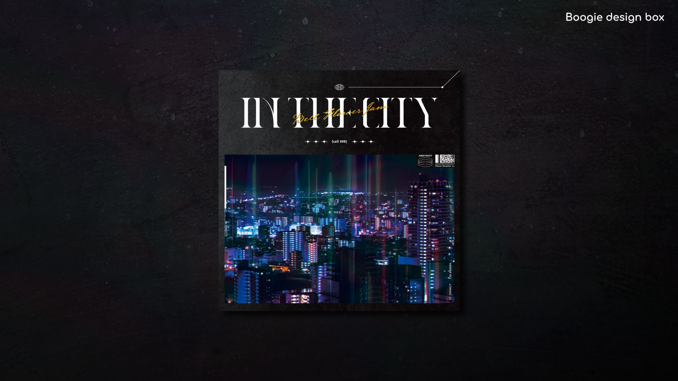 BELL-FLOWER JAM フルアルバム「IN THE CITY」ジャケットデザイン-1