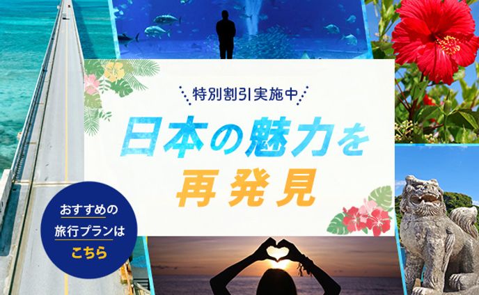 バナー：国内旅行ツアーのPR 