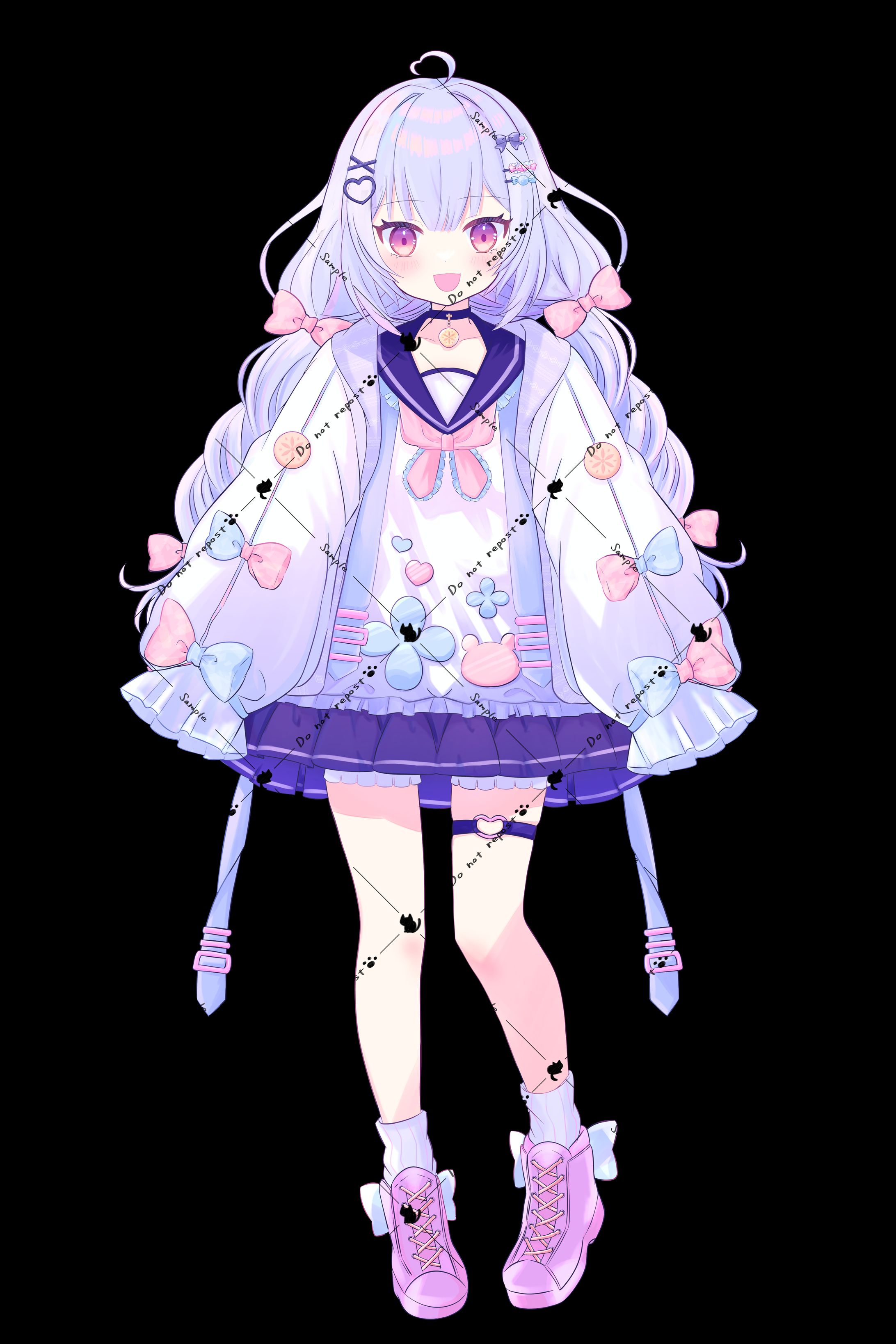 ふわふわガール　立ち絵-1