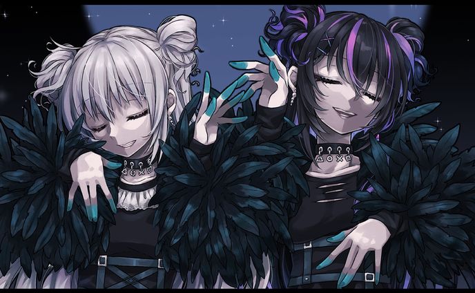 香鳴ハノン/UzuMe✦POPSONG歌ってみた用イラスト