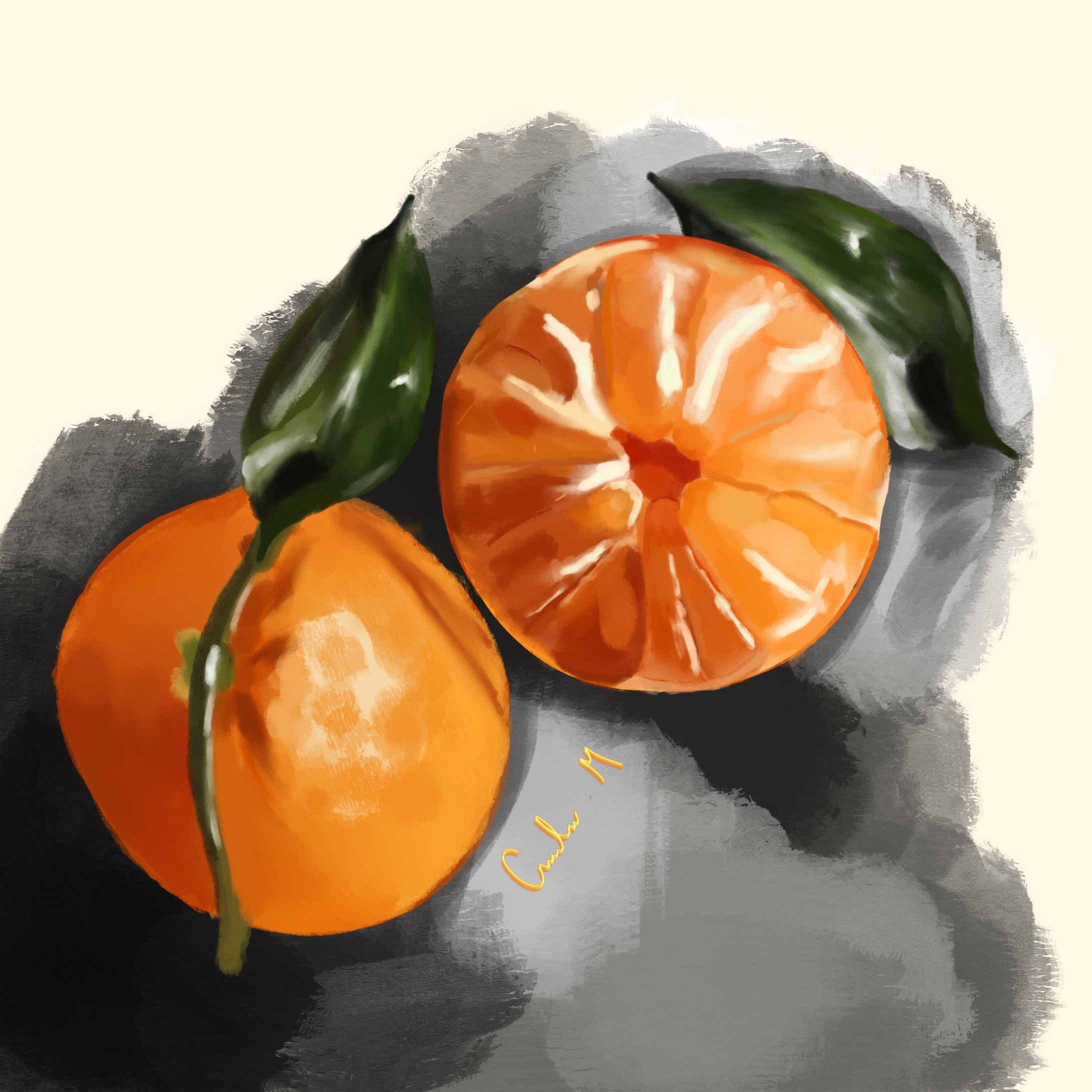Orange painting-1
