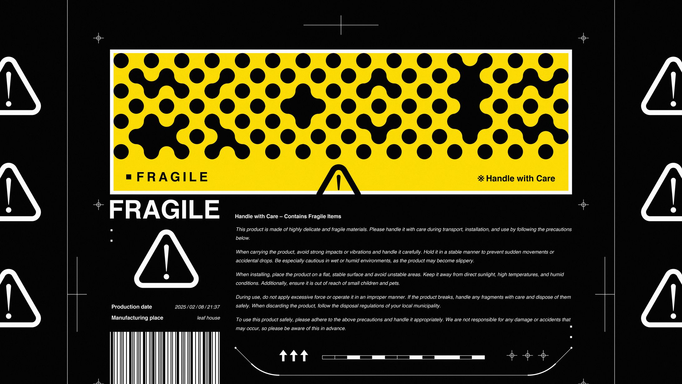 タイポグラフィ　FRAGILE-1