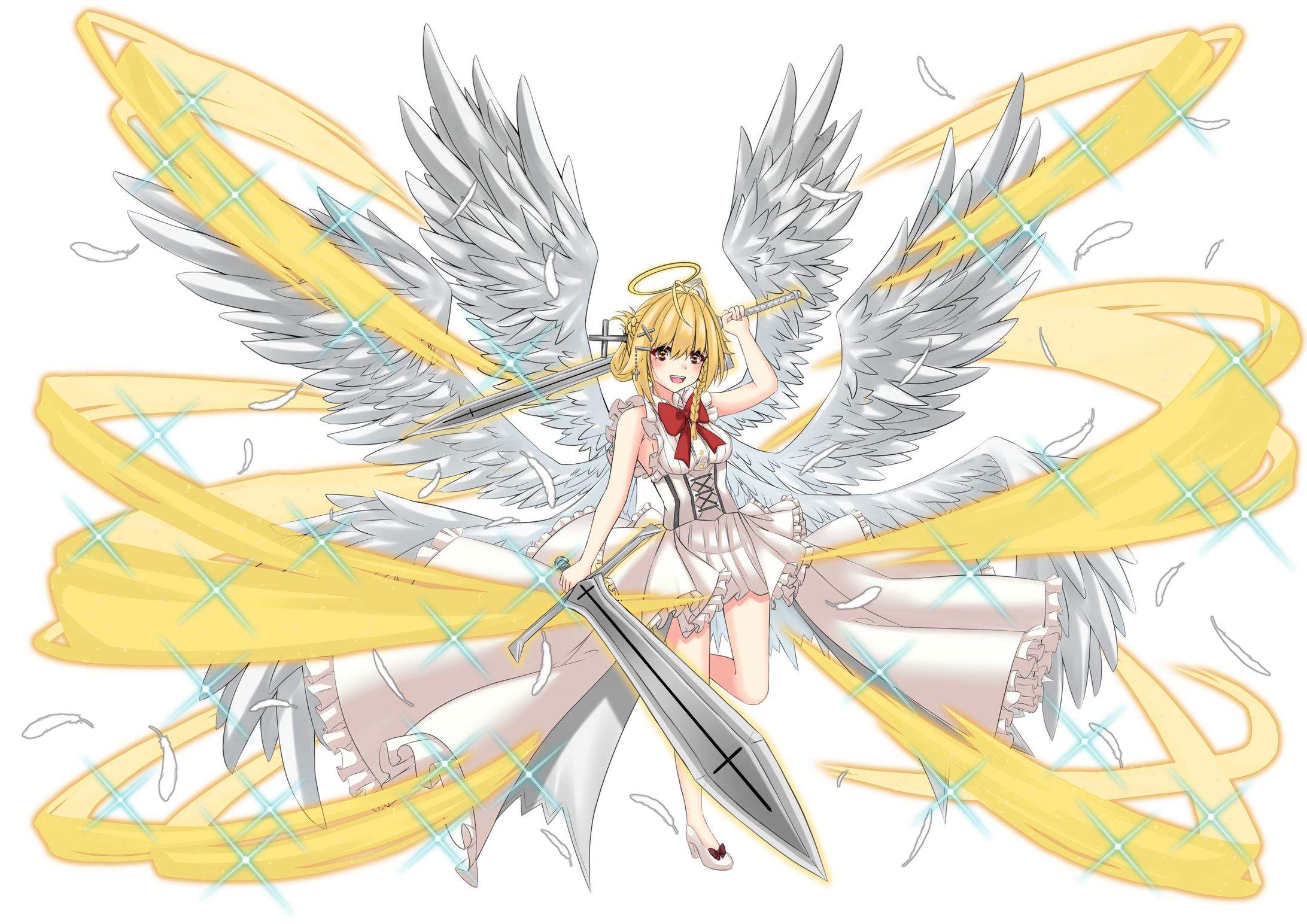 ソシャゲ風 白-1