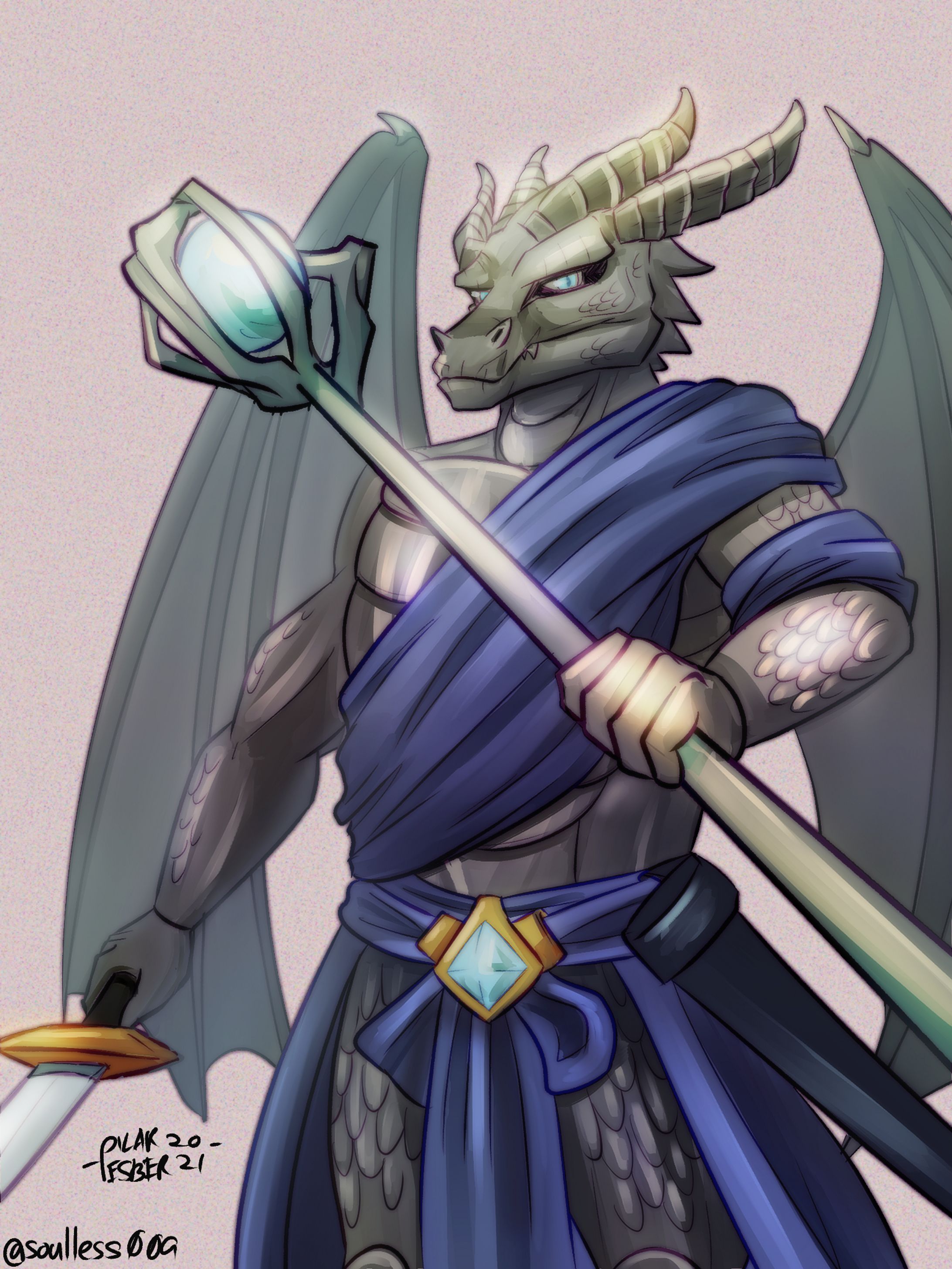 D&D Commission: Dragonborn-1