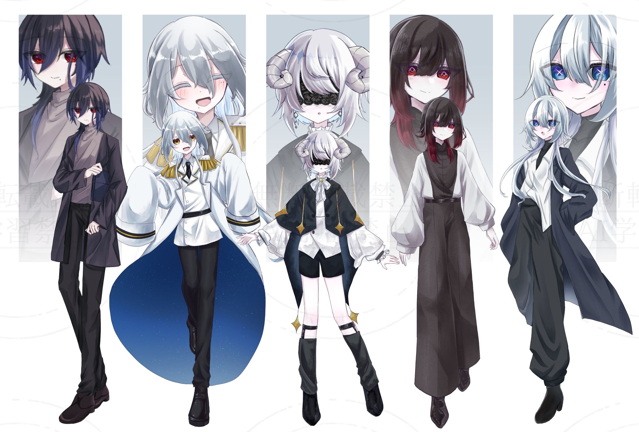 立ち絵イラストサンプル-1