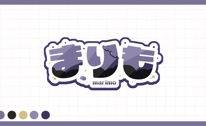 【創作】まりも ロゴ