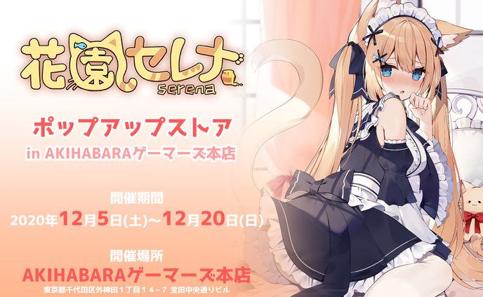 花園セレナポップアップストアinAKIHABARAゲーマーズ本店