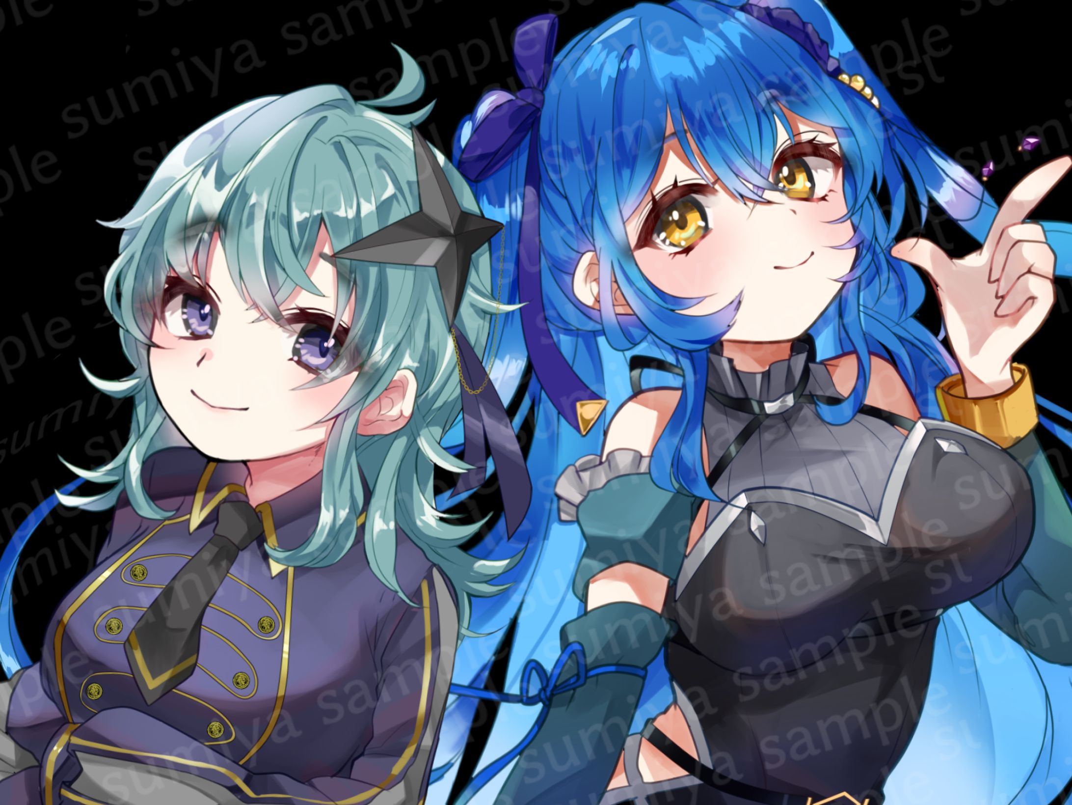 動画サムネイルイラスト　神野あさぎ様-1