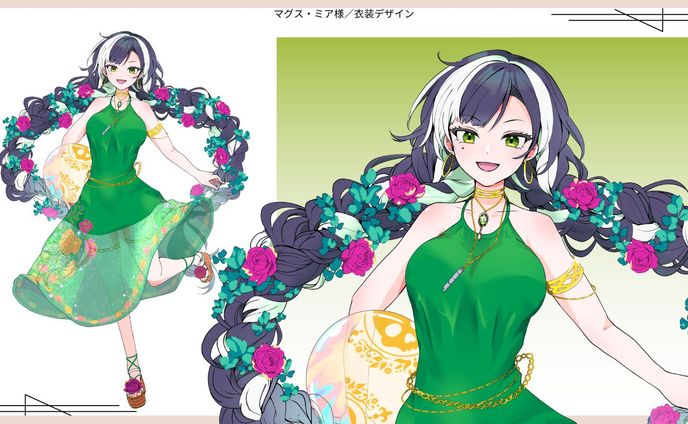 【お仕事】新衣装デザイン夏_イチナナライバーマグス・ミア様