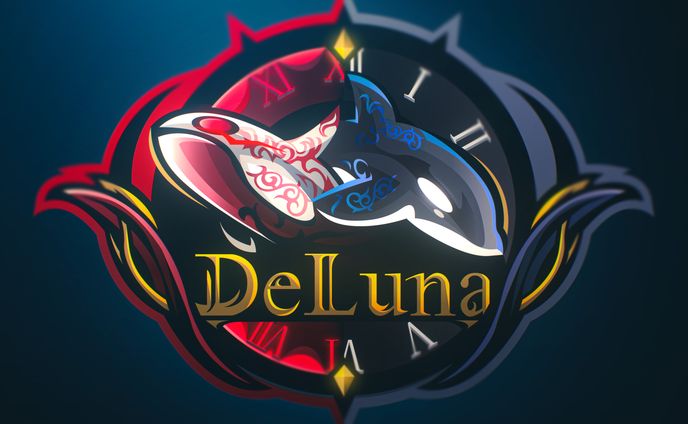 クラン DeLuna様 Mascot Logo