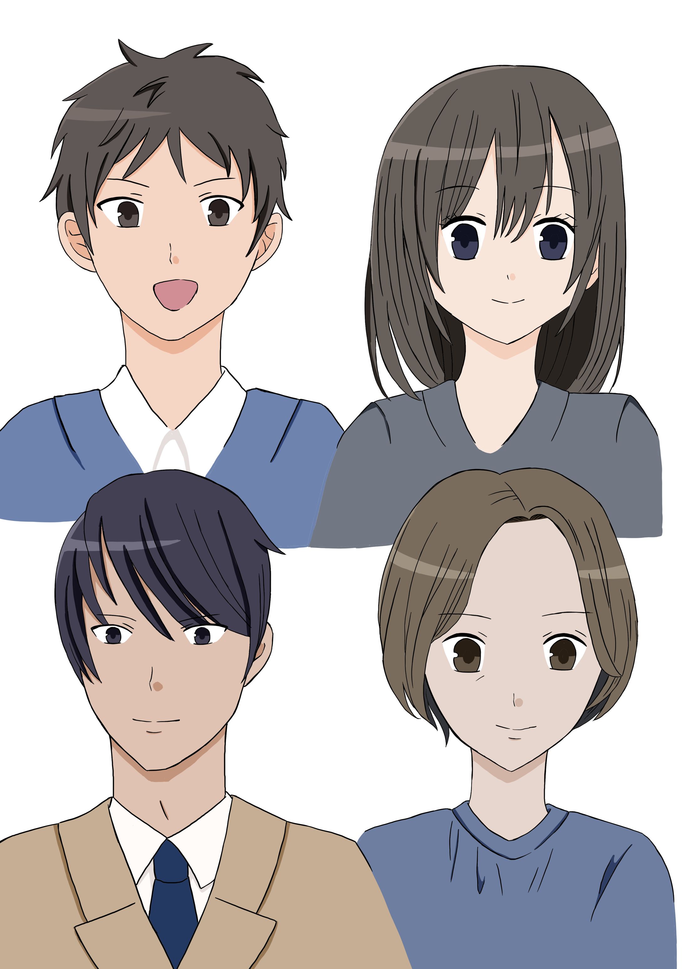 【サンプル】広告マンガPR　キャラクター表-1