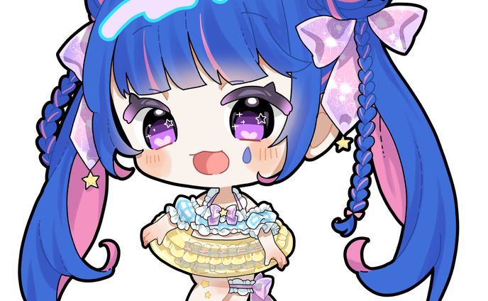 星野夜空様　水着ミニキャラ