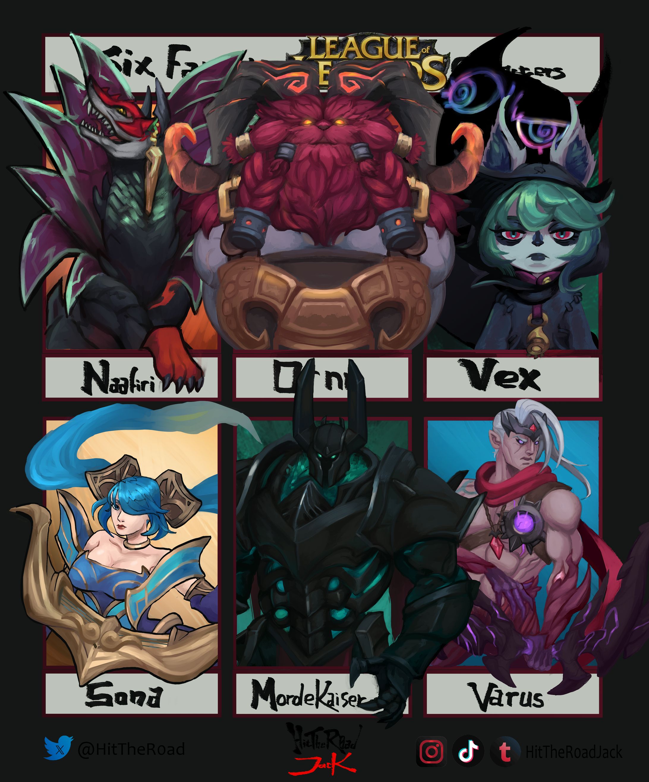 SixFanarts - League of Legends-1