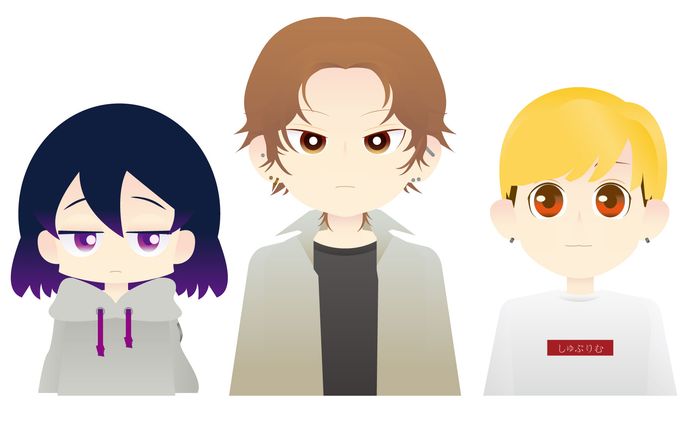 デフォルメイラスト(Illustrator)