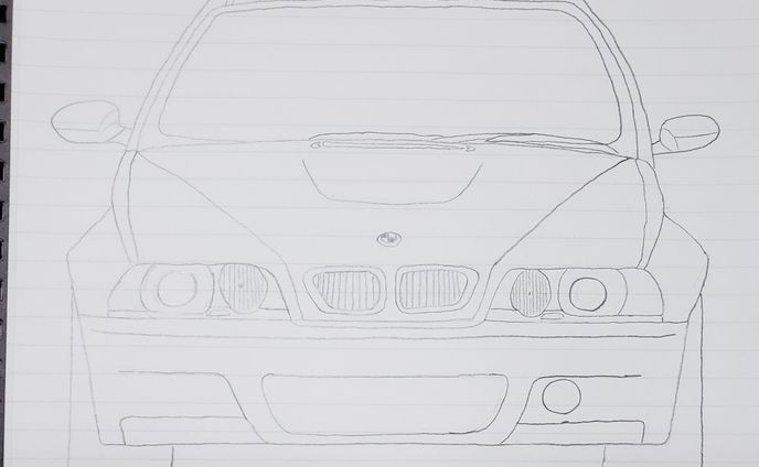BMW E46 M3 CSL フロントデザイン