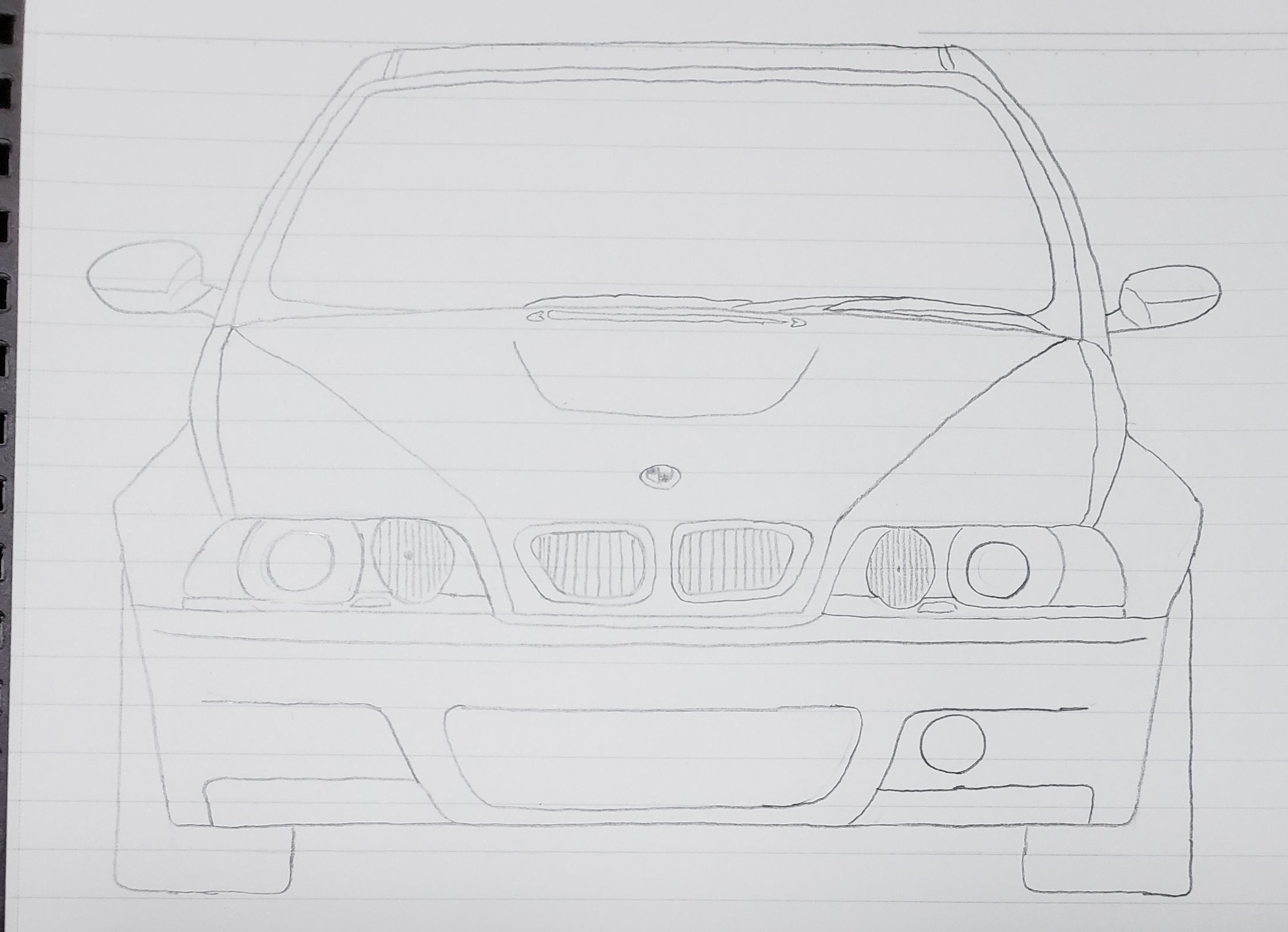 BMW E46 M3 CSL フロントデザイン-1