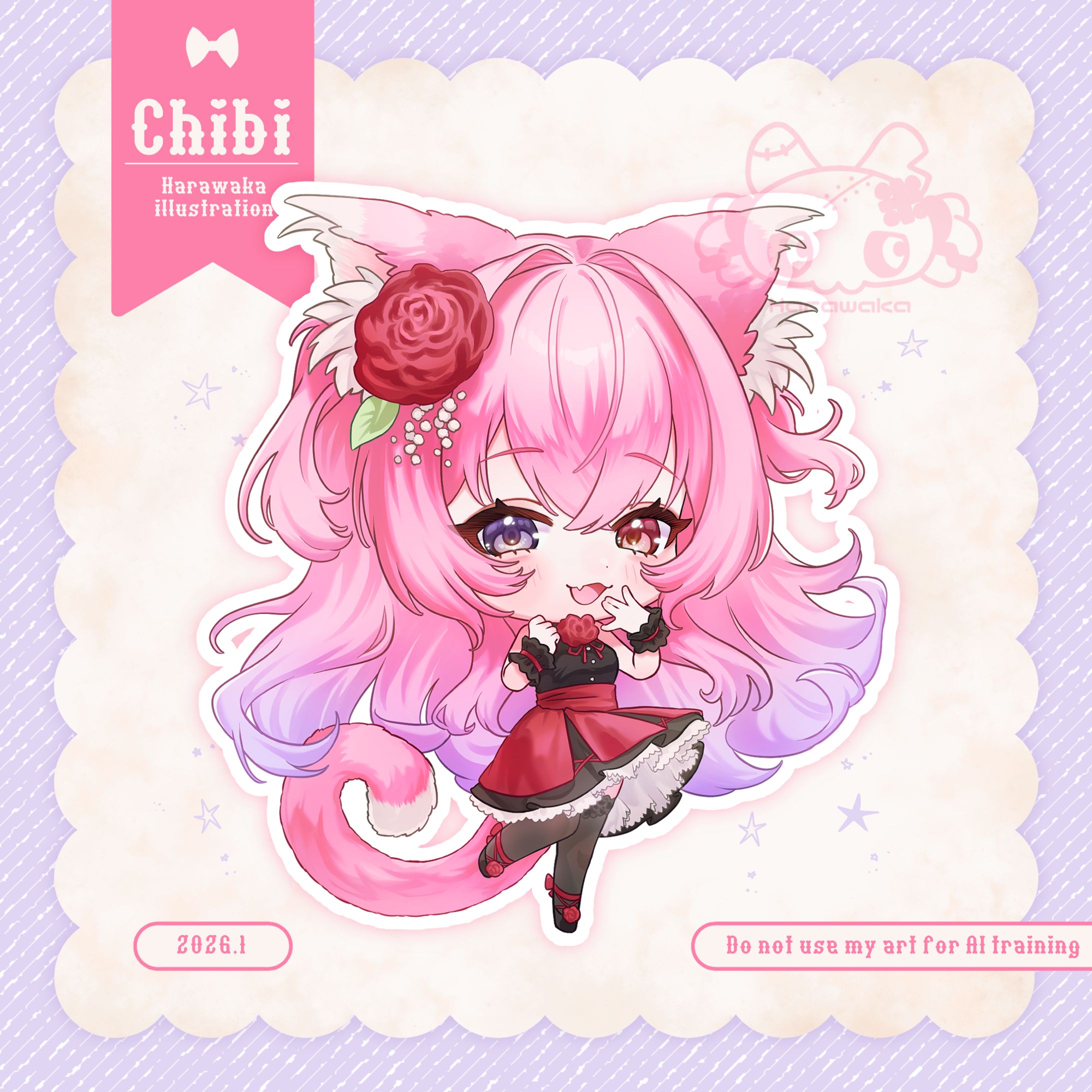 あおい様　2頭身Chibi-1