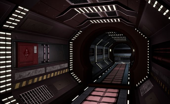 宇宙船-通路-