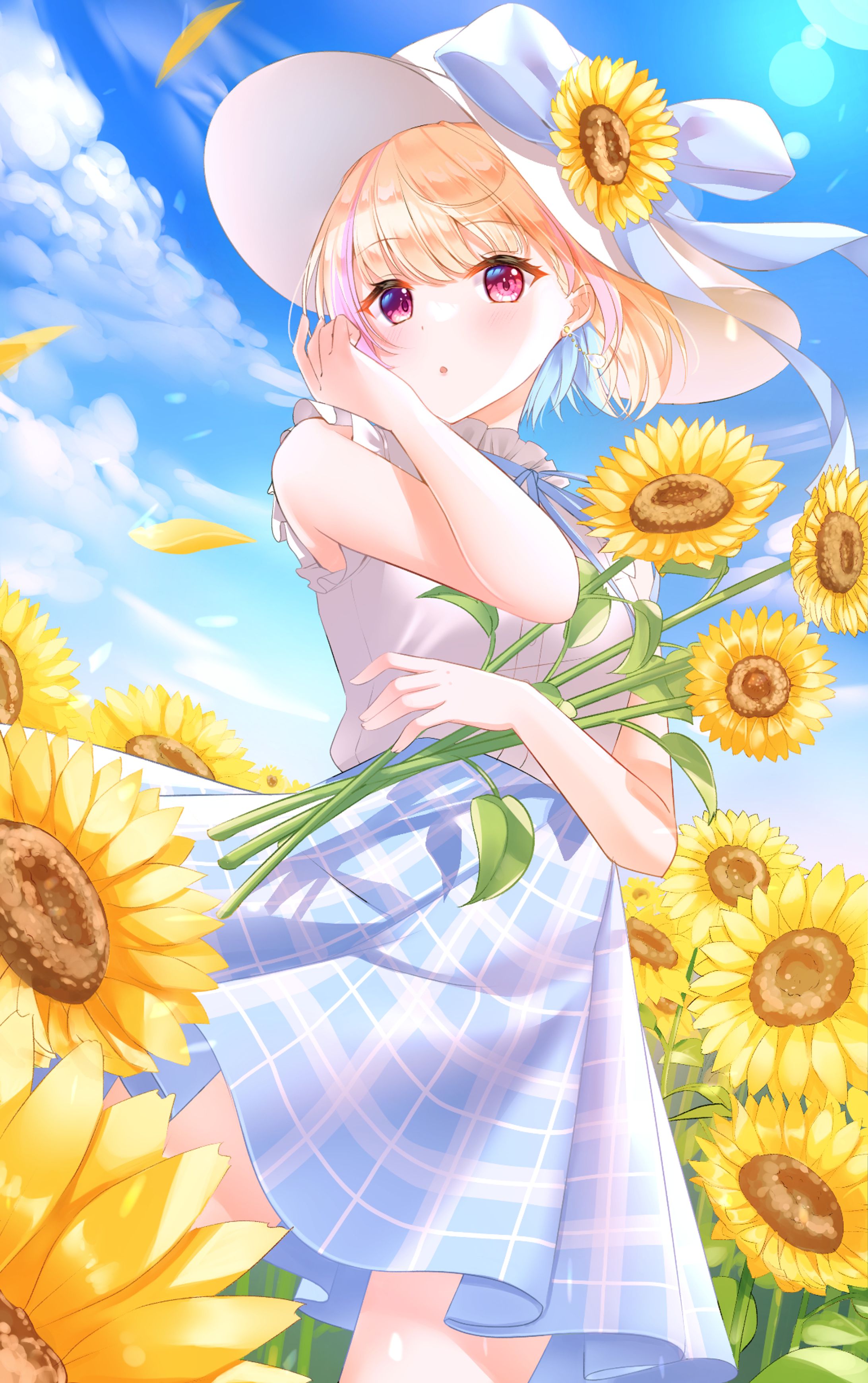 一万人記念_夏イラスト【らむしか】-1
