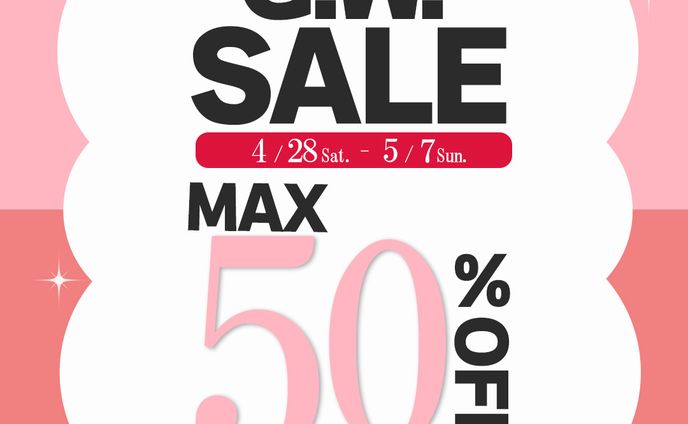 【架空バナー】アパレルECサイトのGWsale