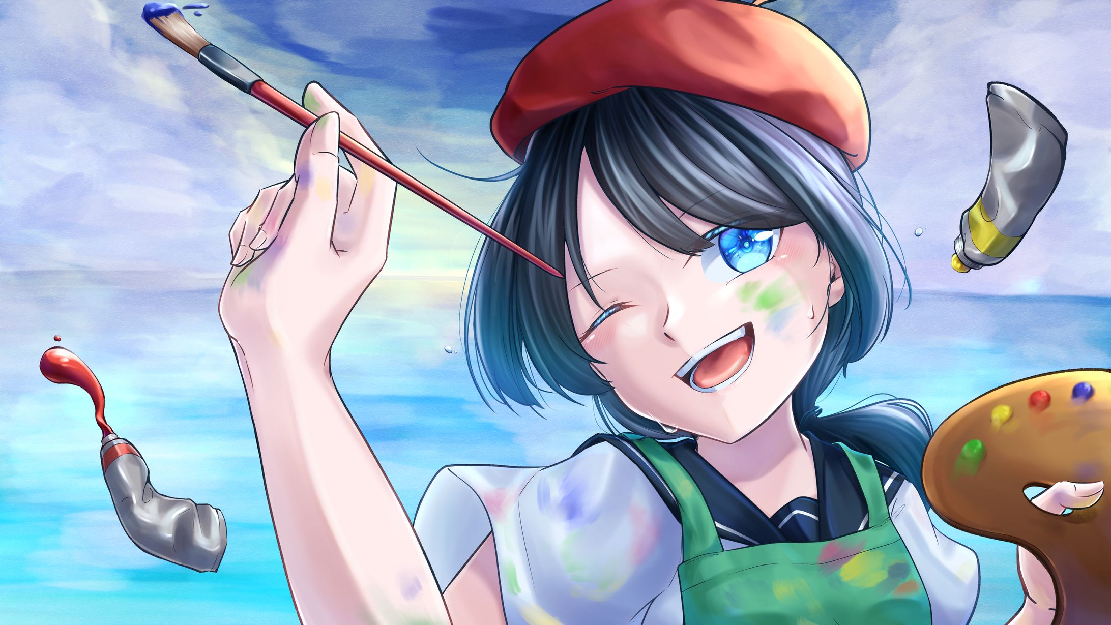 自主制作「えがく」-1
