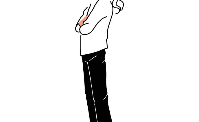 オリジナル線画イラスト