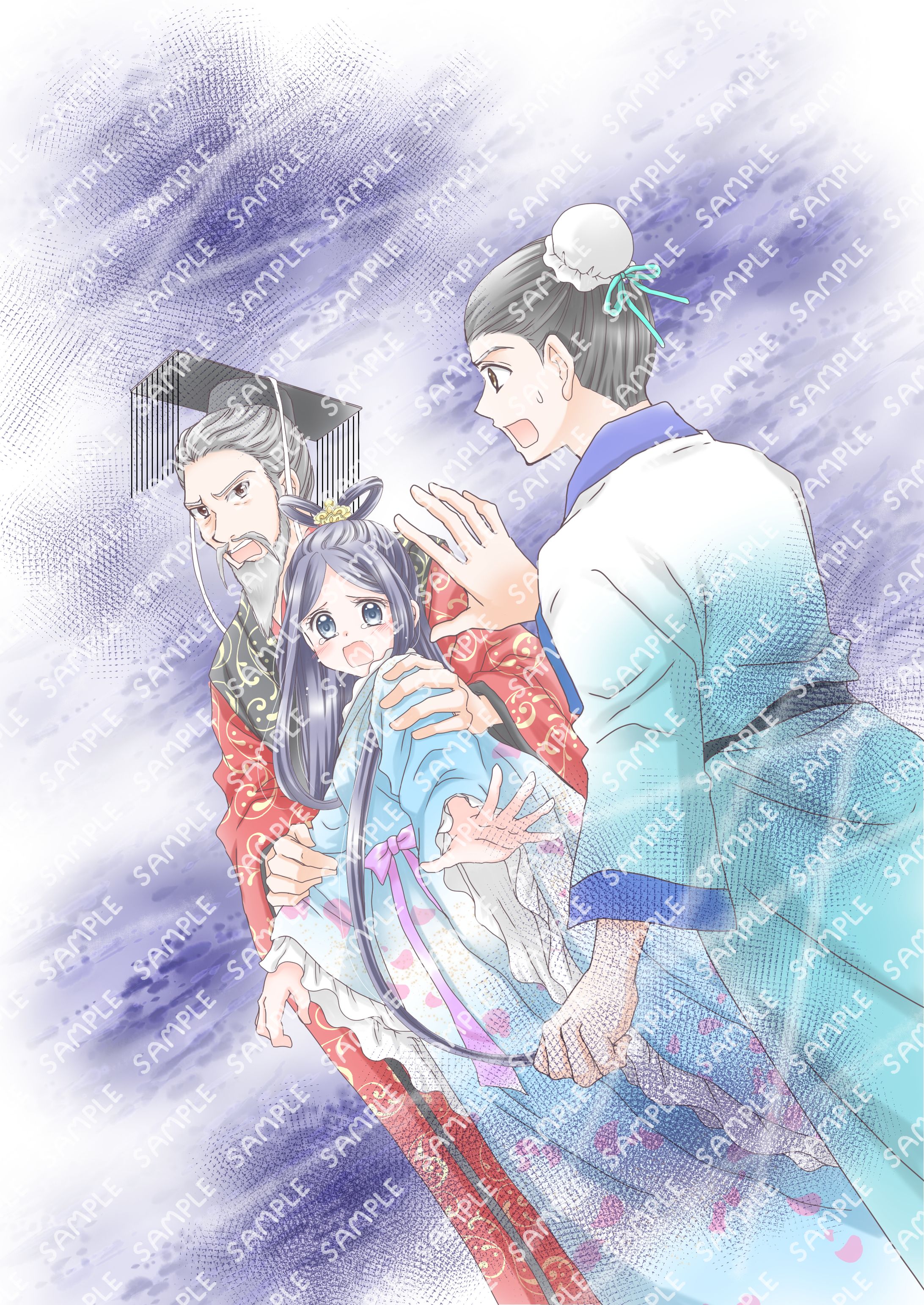 織姫と彦星挿絵 サンプル-1