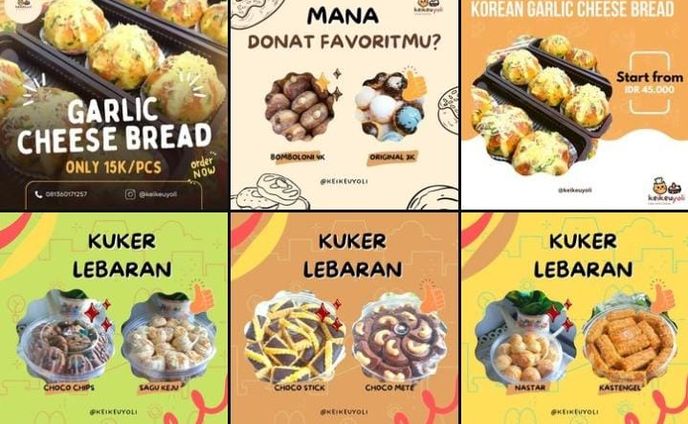 Desain Feeds Instagram Bisnis