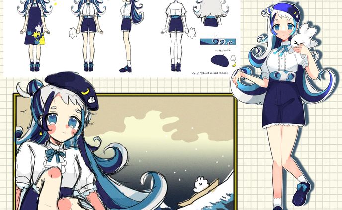 【自創作キャラクター】ふふちゃん