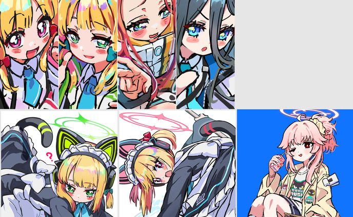 ブルアカ ファンアート集