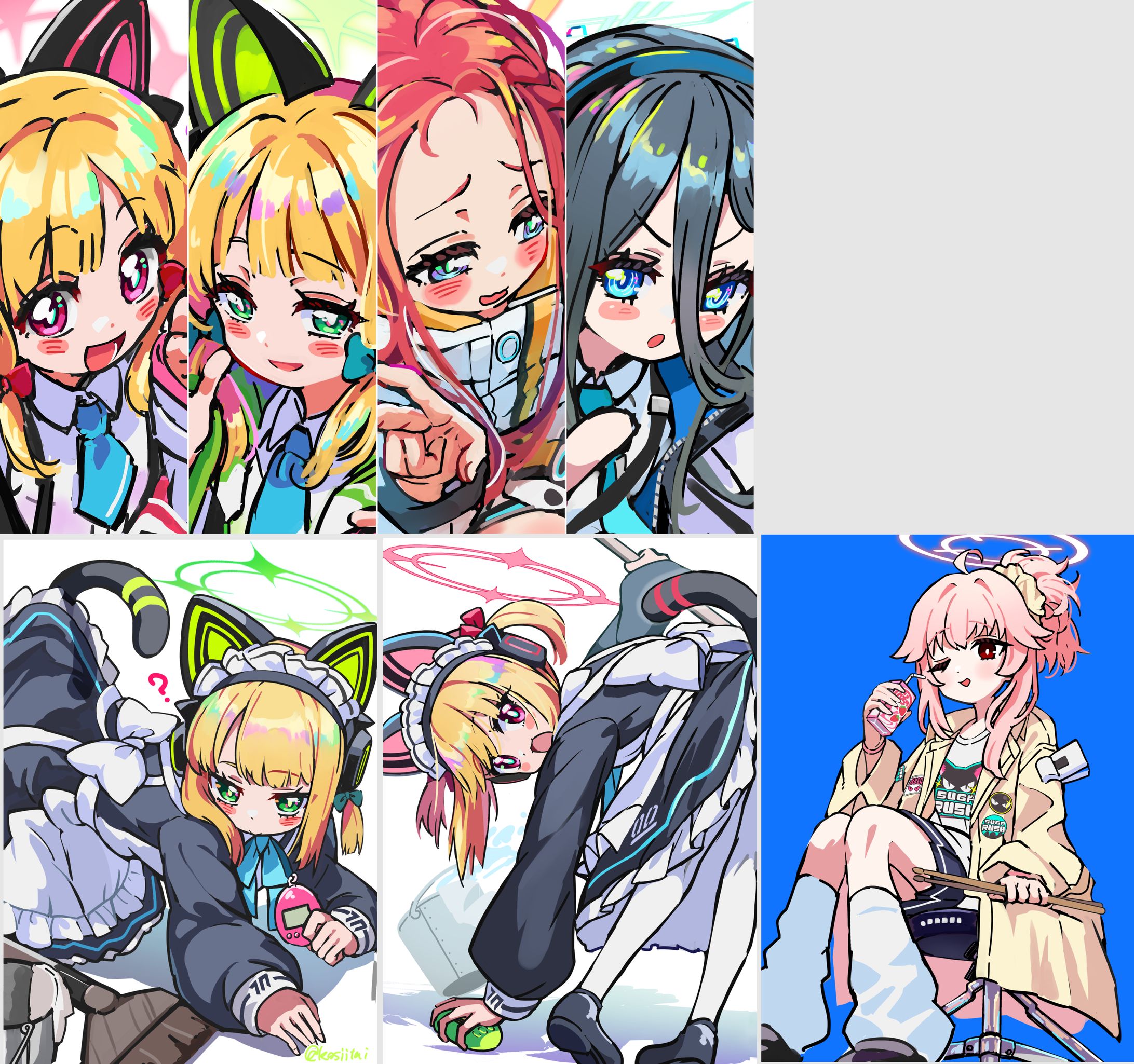 ブルアカ ファンアート集-1