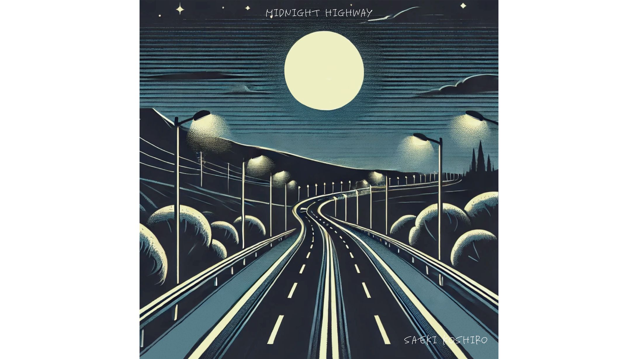 Midnight Highway ジャケットデザイン-1