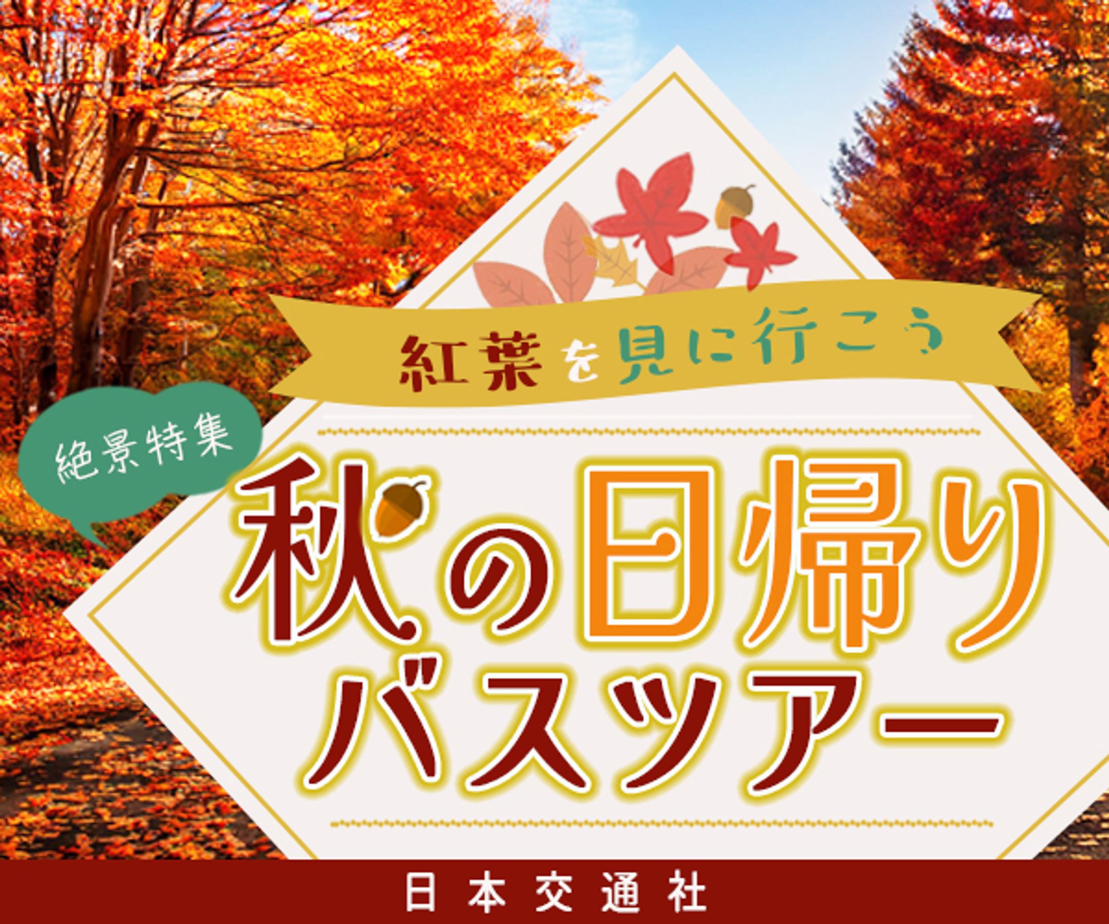 【広告バナー】紅葉狩りツアー(仮想)-1
