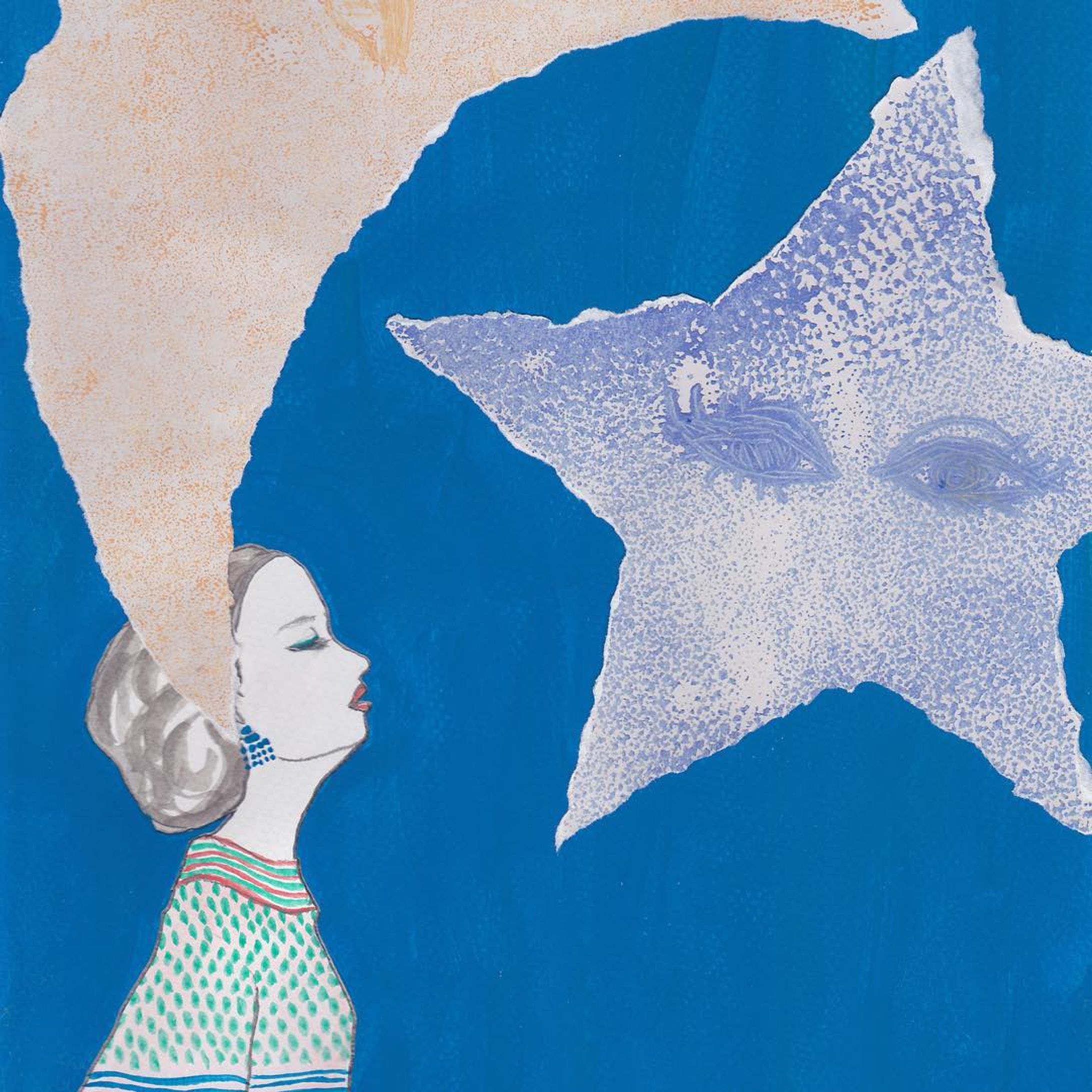 #night #love #sleep #collage #fashion #fashionillustration #fashionmagazine  #magazine #vogue #elle #illustrator #illustration #art #tokyo ##イラスト #イラストレーター #ファッション #アート  #夜  #fashionblog #outfitoftheday #星 #月 #羊 #dream #moon #star #starrynight #fortune #elliekubota-1