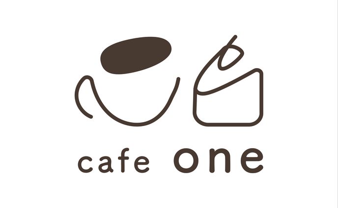 ロゴcafe one
