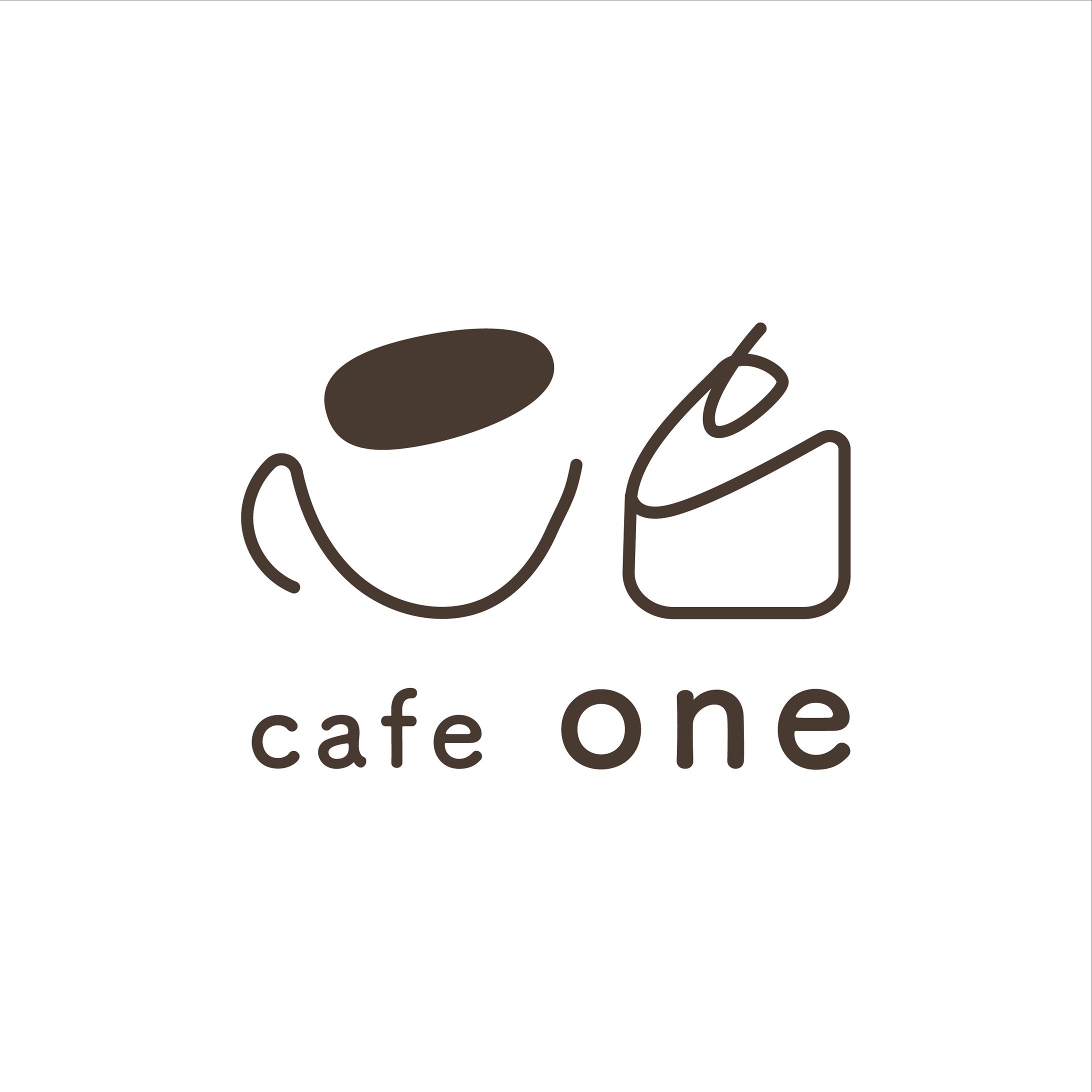 ロゴcafe one-1